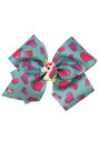 JoJo Siwa Blue Bow with Charm | コスプレ 衣装 仮装 小道具 おもしろい イベント パーティ 発表会 デコレーション リボン ア...