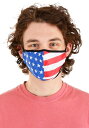 Protective Uncle Sam Fabric Face Covering マスク | コスプレ 衣装 仮装 小道具 おもしろい イベント パーティ 発...