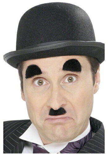 Charlie Chaplin Mustache and Eyebrows | コスプレ 衣装 仮装 小道具 おもしろい イベント パーティ 発表会 デコレーシ...