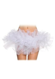 Womens ホワイト Tutu | コスプレ 衣装 仮装 小道具 おもしろい イベント パーティ 発表会 デコレーション リボン アクセサリー メンズ レディース 子供 おしゃれ かわいい ギフト プレゼント