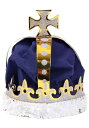 デラックス Blue Crown | コスプレ 衣装 仮装 小道具 おもしろい イベント パーティ 発表会 デコレーション リボン アクセサリー メンズ レディ...