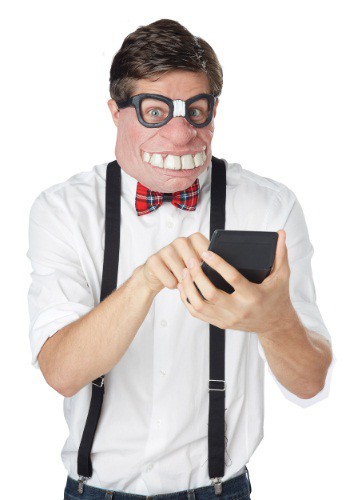 Geeked Out マスク | コスプレ 衣装 仮装 小道具 おもしろい イベント パーティ 発表会 デコレーション リボン アクセサリー メンズ レディース...