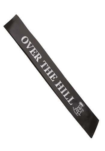 Birthday Sash Over the Hill ブラック | コスプレ 衣装 仮装 小道具 おもしろい イベント パーティ 発表会 デコレーション リボ...