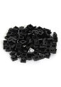 100 Pieces 1x1 ブラック Bricky Blocks | コスプレ 衣装 仮装 小道具 おもしろい イベント パーティ 発表会 デコレーション リ...