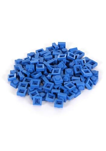 Blue Bricky Blocks 100 Pieces 1x1 | コスプレ 衣装 仮装 小道具 おもしろい イベント パーティ 発表会 デコレーション リ...