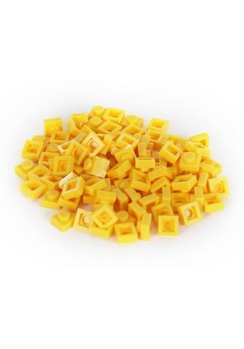 100 Pieces 1x1 Yellow Bricky Blocks | コスプレ 衣装 仮装 小道具 おもしろい イベント パーティ 発表会 デコレーション...