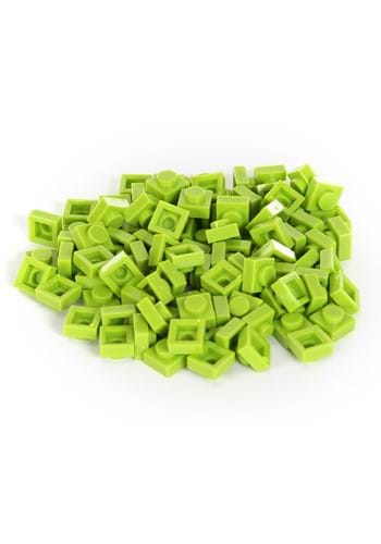 100 Pieces 1x1 Lime Bricky Blocks | コスプレ 衣装 仮装 小道具 おもしろい イベント パーティ 発表会 デコレーション リ...