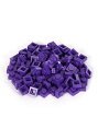 100 Pieces 1x1 Purple Bricky Blocks | コスプレ 衣装 仮装 小道具 おもしろい イベント パーティ 発表会 デコレーション リボン アクセサリー メンズ レディース 子供 おしゃれ かわいい ギフト プレゼント