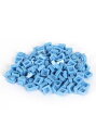 100 Pieces 1x1 Light Blue Bricky Blocks | コスプレ 衣装 仮装 小道具 おもしろい イベント パーティ 発表会 デコレーション リボン アクセサリー メンズ レディース 子供 おしゃれ かわいい ギフト プレゼント