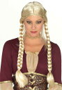 Blonde Renaissance Braided ウィッグ for Women | コスプレ 衣装 仮装 小道具 おもしろい イベント パーティ 発表会 デコレーション リボン アクセサリー メンズ レディース 子供 おしゃれ かわいい ギフト プレゼント