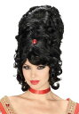 Women's ブラック Beehive ウィッグ | コスプレ 衣装 仮装 小道具 おもしろい イベント パーティ 発表会 デコレーション リボン アクセサリ...