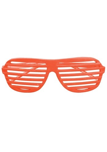 Orange 80's Shudder Shades | コスプレ 衣装 仮装 小道具 おもしろい イベント パーティ 発表会 デコレーション リボン アクセサ...