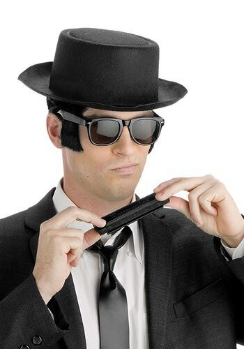 Blues Man Kit | コスプレ 衣装 仮装 小道具 おもしろい イベント パーティ 発表会 デコレーション リボン アクセサリー メンズ レディース ...