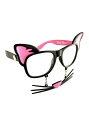 Cat 'Stache 眼鏡 | コスプレ 衣装 仮装 小道具 おもしろい イベント パーティ 発表会 デコレーション リボン アクセサリー メンズ レディース...