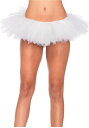 Women's ホワイト Organza Tutu | コスプレ 衣装 仮装 小道具 おもしろい イベント パーティ 発表会 デコレーション リボン アクセサリー メンズ レディース 子供 おしゃれ かわいい ギフト プレゼント