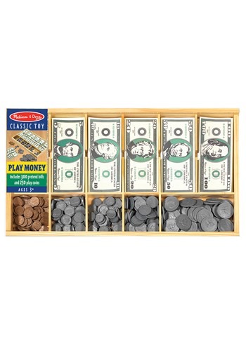 Melissa & Doug Play Money Kit | コスプレ 衣装 仮装 小道具 おもしろい イベント パーティ 発表会 デコレーション リボン ア...