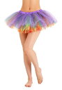 大人用 Rainbow Tutu | コスプレ 衣装 仮装 小道具 おもしろい イベント パーティ 発表会 デコレーション リボン アクセサリー メンズ レディ...