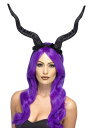 Krampus Horns ヘッドバンド | コスプレ 衣装 仮装 小道具 おもしろい イベント パーティ 発表会 デコレーション リボン アクセサリー メンズ...