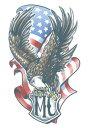 FX Temporary Eagle Tattoo | コスプレ 衣装 仮装 小道具 おもしろい イベント パーティ 発表会 デコレーション リボン アクセサリ...