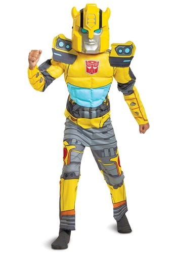 Transformers Muscle Bumblebee コスチューム for キッズ | 子供 こども コスプレ 衣装 仮装 かわいい イベント 飾り…