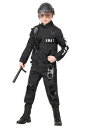 キッズ SWAT Commander コスチューム | 子供 こども コスプレ 衣装 仮装 かわいい イベント 飾り おもしろ 学芸会 発表会 オシャレ ハロウイン パーティ カワイイ 小学生 キッズ ギフト プレゼント