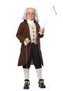 ボーイズ Benjamin Franklin コスチューム | 子供 こども コスプレ 衣装 仮装 かわいい イベント 飾り おもしろ 学芸会 発表会 オシャレ...