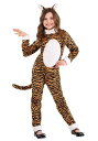 Tigress Onesie コスチューム for 女の子s | 子供 こども コスプレ 衣装 仮装 かわいい イベント 飾り おもしろ 学芸会 発表会 オシャレ ハロウイン パーティ カワイイ 小学生 キッズ ギフト プレゼント