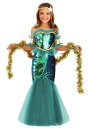 Sea Siren コスチューム for 女の子s | 子供 こども コスプレ 衣装 仮装 かわいい イベント 飾り おもしろ 学芸会 発表会 オシャレ ハロウ...
