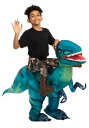 Inflatable Raptor Ride-On コスチューム for キッズ | 子供 こども コスプレ 衣装 仮装 かわいい イベント 飾り おもしろ 学...