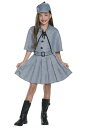Detective 女の子s コスチューム | 子供 こども コスプレ 衣装 仮装 かわいい イベント 飾り おもしろ 学芸会 発表会 オシャレ ハロウイン パーティ カワイイ 小学生 キッズ ギフト プレゼント(3)