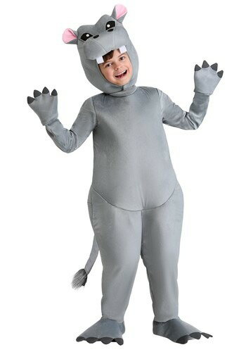Unisex Hippo コスチューム for キッズ | 子供 こども コスプレ 衣装 仮装 かわいい イベント 飾り おもしろ 学芸会 発表会 オシャレ ハロウイン パーティ カワイイ 小学生 キッズ ギフト プレゼント