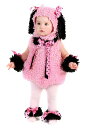 赤ちゃん 新生児 Pink プードル 犬コスチューム | 子供 こども コスプレ 衣装 仮装 かわいい イベント 飾り おもしろ 学芸会 発表会 オシャレ ハロウイン パーティ カワイイ 小学生 キッズ ギフト プレゼント(3)
