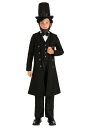 President Abe Lincoln コスチューム for キッズ | 子供 こども コスプレ 衣装 仮装 かわいい イベント 飾り おもしろ 学芸会 発...