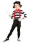 Classic Mime 幼児 コスチューム | 子供 こども コスプレ 衣装 仮装 かわいい イベント 飾り おもしろ 学芸会 発表会 オシャレ ハロウイン パーティ カワイイ 小学生 キッズ ギフト プレゼント