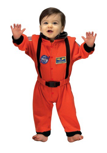 赤ちゃん 新生児 Orange 宇宙飛行士 Romper コスチューム | 子供 こども コスプレ 衣装 仮装 かわいい イベント 飾り おもしろ 学芸会 発表会 オシャレ ハロウイン パーティ カワイイ 小学生 キッズ ギフト プレゼント