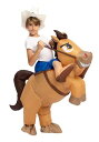 Inflatable Horse Ride-On コスチューム for キッズ | 子供 こども コスプレ 衣装 仮装 かわいい イベント 飾り おもしろ 学芸会 発表会 オシャレ ハロウイン パーティ カワイイ 小学生 キッズ ギフト プレゼント