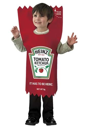 Heinz Ketchup Packet コスチューム for キッズ | 子供 こども コスプレ 衣装 仮装 かわいい イベント 飾り おもしろ 学芸会 発表会 オシャレ ハロウイン パーティ カワイイ 小学生 キッズ ギフト プレゼント