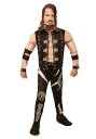 WWE AJ Styles キッズ デラックス コスチューム | 子供 こども コスプレ 衣装 仮装 かわいい イベント 飾り おもしろ 学芸会 発表会 オシャレ ハロウイン パーティ カワイイ 小学生 キッズ ギフト プレゼント