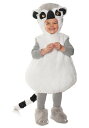 Bubble Ring Tail Lemur コスチューム for キッズ | 子供 こども コスプレ 衣装 仮装 かわいい イベント 飾り おもしろ 学芸会 発表会 オシャレ ハロウイン パーティ カワイイ 小学生 キッズ ギフト プレゼント