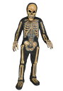ボーイズ Realistic Skele-bones コスチューム | 子供 こども コスプレ 衣装 仮装 かわいい イベント 飾り おもしろ 学芸会 発表会 オシャレ ハロウイン パーティ カワイイ 小学生 キッズ ギフト プレゼント(3)