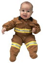 赤ちゃん 新生児 Firefighter コスチューム | 子供 こども コスプレ 衣装 仮装 かわいい イベント 飾り おもしろ 学芸会 発表会 オシャレ ハロウイン パーティ カワイイ 小学生 キッズ ギフト プレゼント(3)