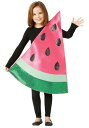 Watermelon Slice キッズ コスチューム | 子供 こども コスプレ 衣装 仮装 かわいい イベント 飾り おもしろ 学芸会 発表会 オシャレ ハロウイン パーティ カワイイ 小学生 キッズ ギフト プレゼント