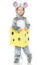 Mouse in Cheese コスチューム for キッズ | 子供 こども コスプレ 衣装 仮装 かわいい イベント 飾り おもしろ 学芸会 発表会 オシャレ ハロウイン パーティ カワイイ 小学生 キッズ ギフト プレゼント