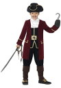 楽天Mars shopデラックス Captain Hook 男の子's コスチューム | 子供 こども コスプレ 衣装 仮装 かわいい イベント 飾り おもしろ 学芸会 発表会 オシャレ ハロウイン パーティ カワイイ 小学生 キッズ ギフト プレゼント