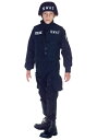 キッズ SWAT Team コスチューム | 子供 こども コスプレ 衣装 仮装 かわいい イベント 飾り おもしろ 学芸会 発表会 オシャレ ハロウイン パーティ カワイイ 小学生 キッズ ギフト プレゼント