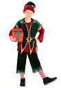 デラックス Holiday Elf コスチューム for 男の子s | 子供 こども コスプレ 衣装 仮装 かわいい イベント 飾り おもしろ 学芸会 発表会 オシャレ ハロウイン パーティ カワイイ 小学生 キッズ ギフト プレゼント