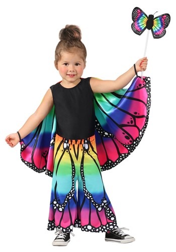 チャイルド Rainbow Butterfly Pants | コスプレ 衣装 仮装 小道具 おもしろい イベント パーティ 発表会 デコレーション リボン ア...