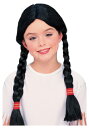 Braided Pigtail キッズ コスチューム ウィッグ | コスプレ 衣装 仮装 小道具 おもしろい イベント パーティ 発表会 デコレーション リボン...