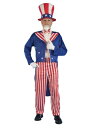 Uncle Sam コスチューム メンズ コスプレ 衣装 男性 仮装 男性用 イベント パーティ 学芸会 ギフト プレゼント