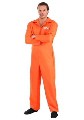 Men's Orange Prison Jumpsuit メンズ コスプレ 衣装 男性 仮装 男性用 イベント パーティ 学芸会 学芸会 ショー お遊戯会 二次会 忘年会 新年会 歓迎会 送迎会 出し物 余興 誕生日 発表会 ギフト プレゼント